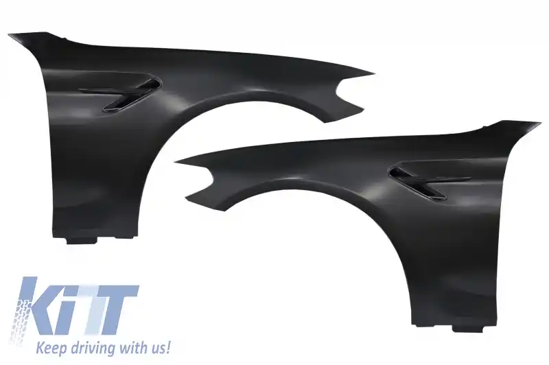 Aripi Laterale compatibil cu BMW 5 Series G30 G31 (2017-) Negru M5 Design