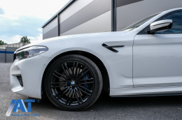 Aripi Laterale compatibil cu BMW 5 Series G30 G31 (2017-) Negru M5 Design-image-6072566
