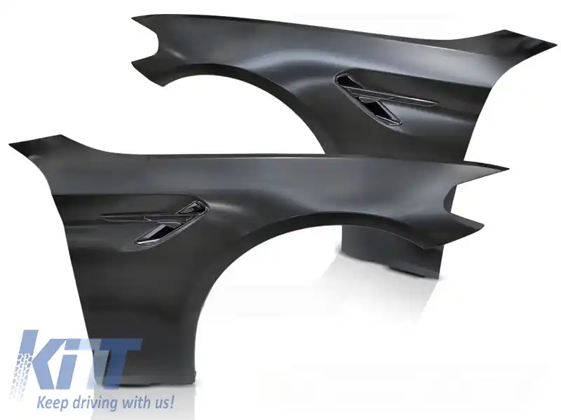 ARIPI STIL SPORT CU VENTILAȚIE LATERALĂ NEAGRĂ potrivite pentru BMW G30 G31 17-20