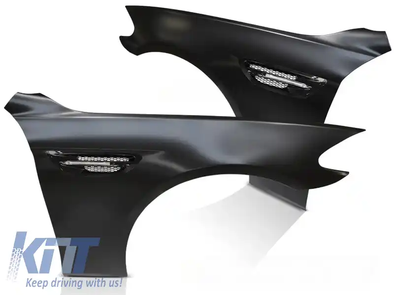 ARIPI STIL SPORT CU VENTILAȚIE LATERALĂ NEGRU potrivite pentru BMW F10 F11 10-16