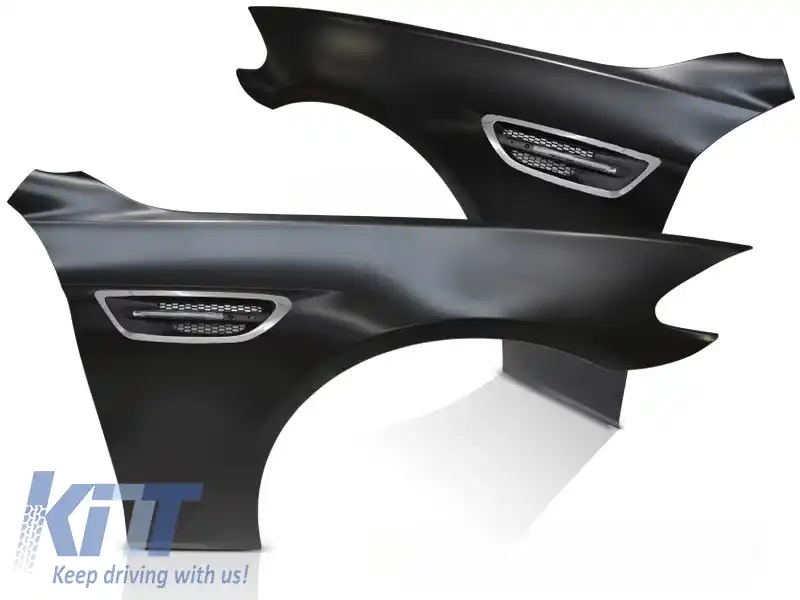 ARIPI STIL SPORT CU VENTILATIE LATERALĂ CHROME potrivite pentru BMW F10 F11 10-16