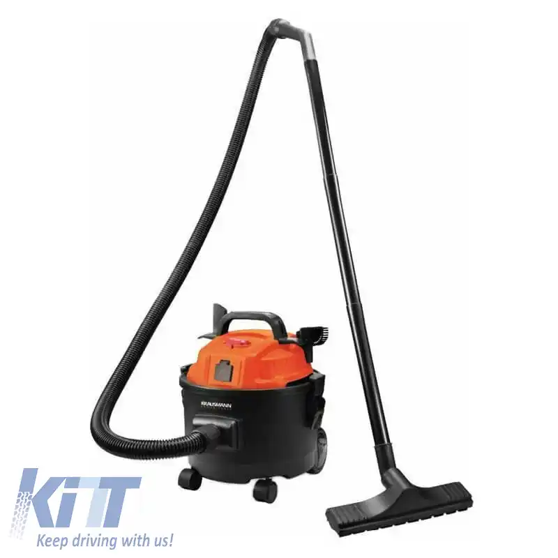 Aspirator umed-uscat potrivit pentru praf și resturi uscate 1200W cu recipient de deșeuri de 15Lt Krausmann 5305-image-6307863