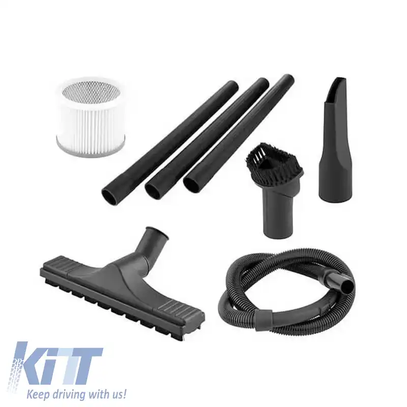 Aspirator umed-uscat potrivit pentru praf și resturi uscate 1200W cu recipient de deșeuri de 15Lt Krausmann 5305-image-6308890