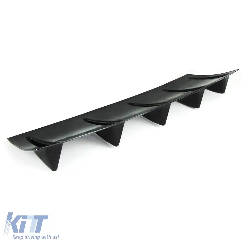 Atașament Difuzor Universal 5 Fini Negru ABS Adăugare Tuning Spate-image-6327394