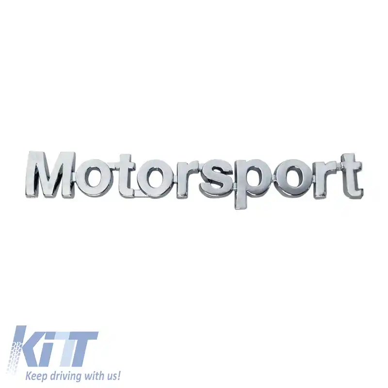 Autocolant Crom 3D ''Motorsport'' 14.8cm x 2cm 1 Bucată