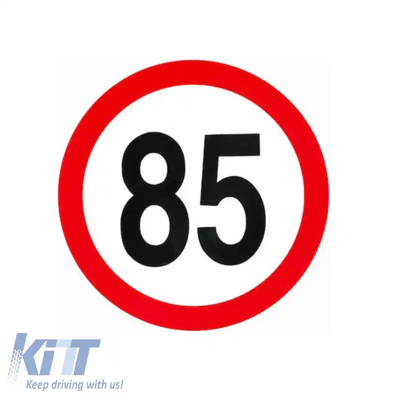 Autocolant cu Limită de Viteză 