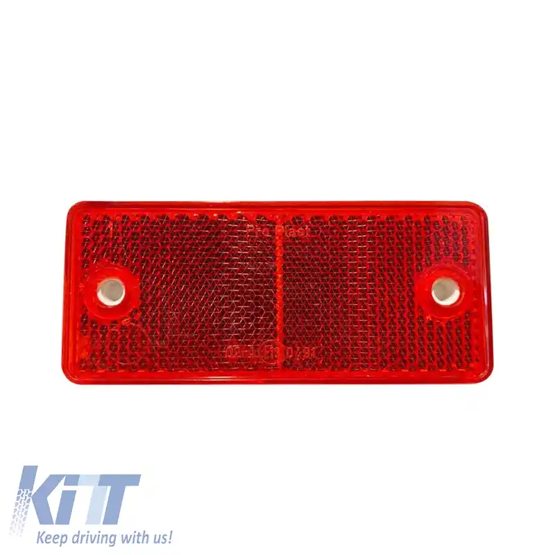 Autocolant Reflectorizant & Șurub 90mm x 40mm Proplast Roșu 26109102 1 Bucată