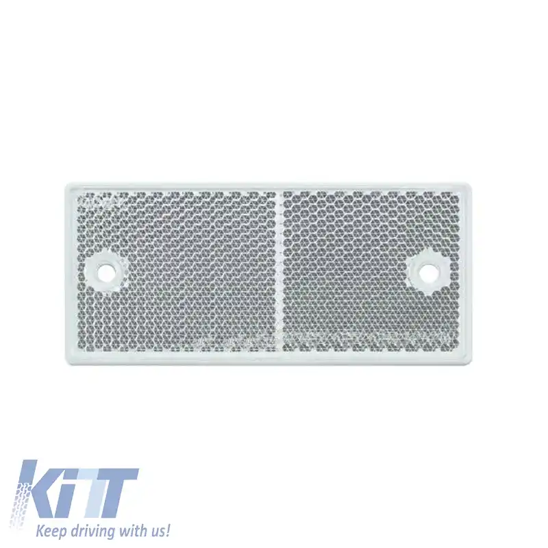 Autocolant Reflectorizant & Șurub 90mm x 40mm Proplast Alb 26109103 1 Bucată