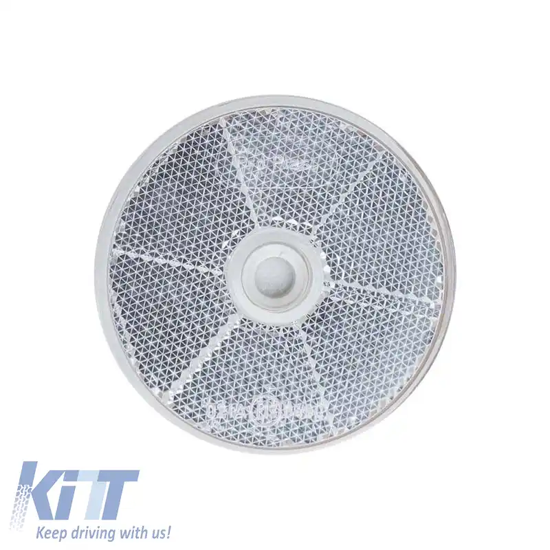 Autocolant Reflectorizant & Șurub Rotund 60mm Proplast Alb 26108103 1 Bucată