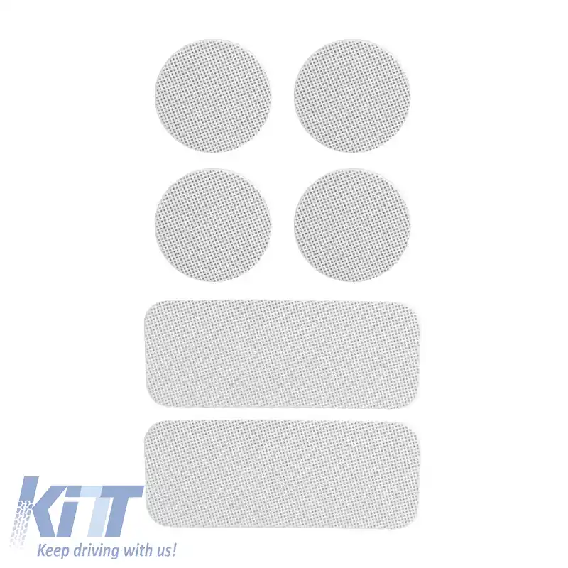 Autocolante Reflectorizante Mici Pachet KIT 3M 6 Bucăți Alb 24692
