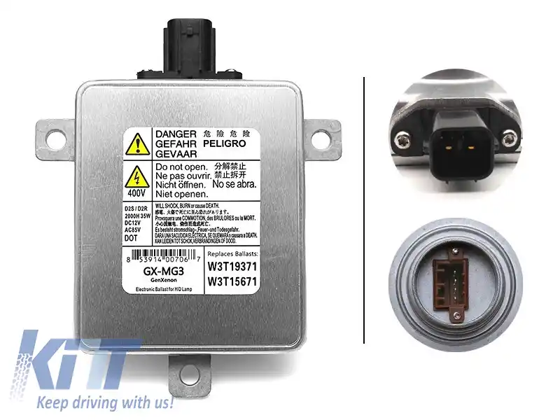 Ballast M-tech D2S/D2R 33119TA0003 potrivit pentru Mitsubishi Lancer 2008-2013, Mitsubishi Outlander 2007-2013, Mazda 3 2007-2009, Mazda 5 2009-2014, Mazda CX-9 2007-2012, Honda Odyssey 2004-2014