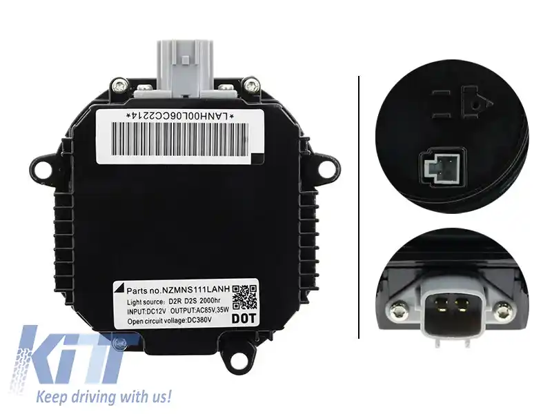 Ballast M-tech D2S/D2R NZMNS111LANA potrivit pentru Nissan 350Z Coupe 2003-2009, 350ZR Roadster 2003-2009, Infiniti QX, FX, M, EX, Q și G