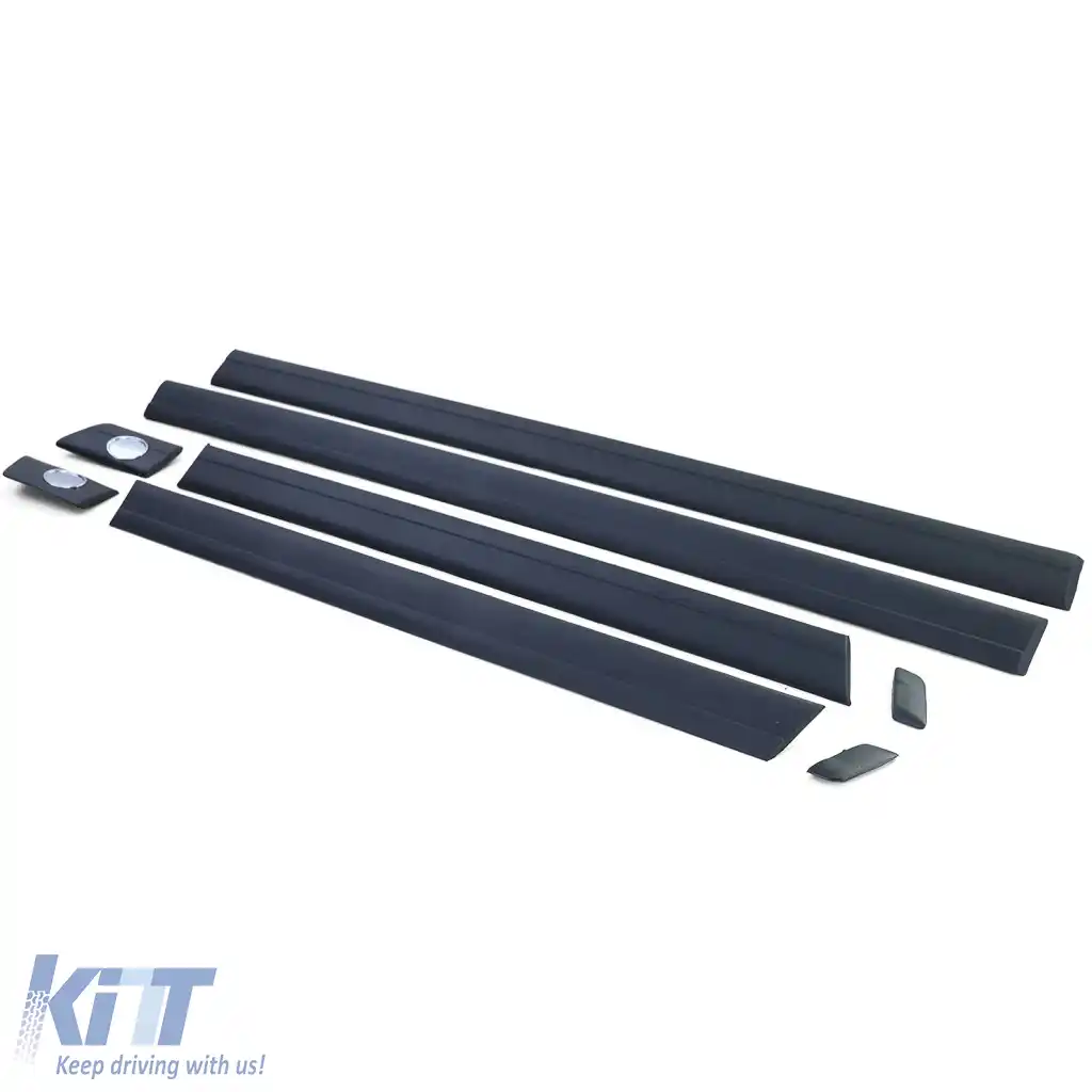 Banda de protecție, benzi de finisare, benzi pentru uși, set de 8 piese, potrivit pentru Audi 100 C4 90-94-image-6261459