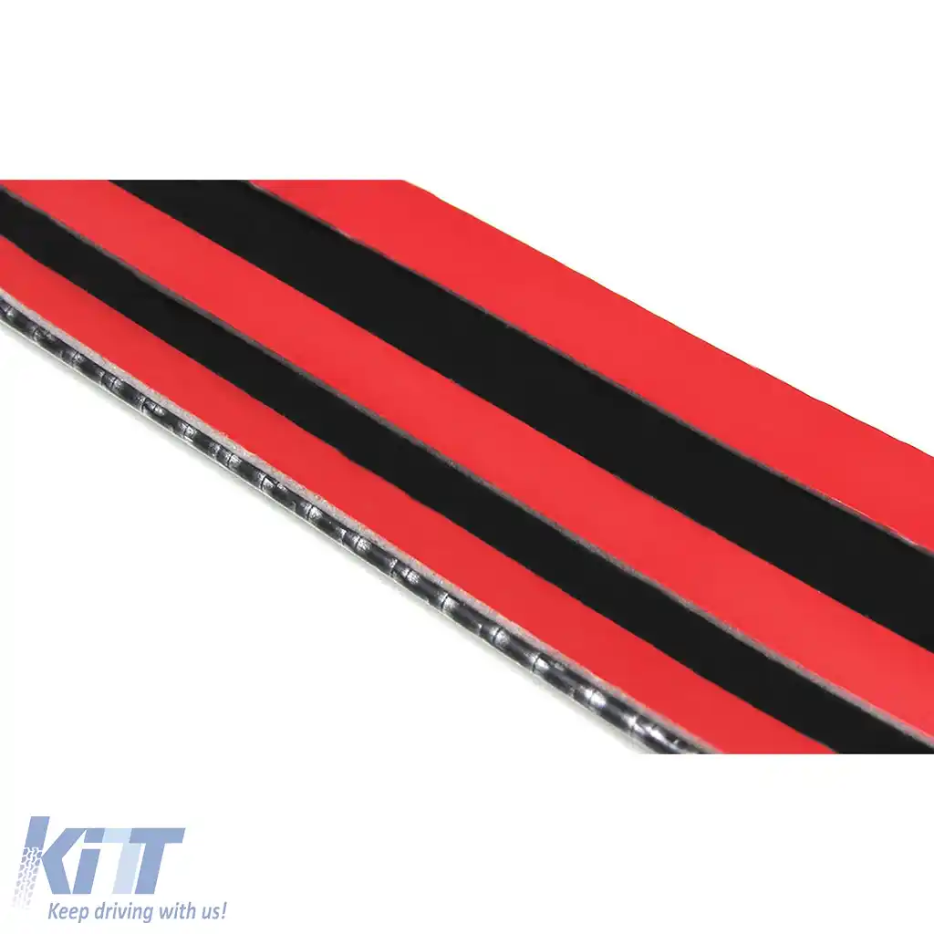 Banda de protecție flexibilă pentru ușa mașinii, universală, autoadezivă, din carbon, 150cm-image-6196278
