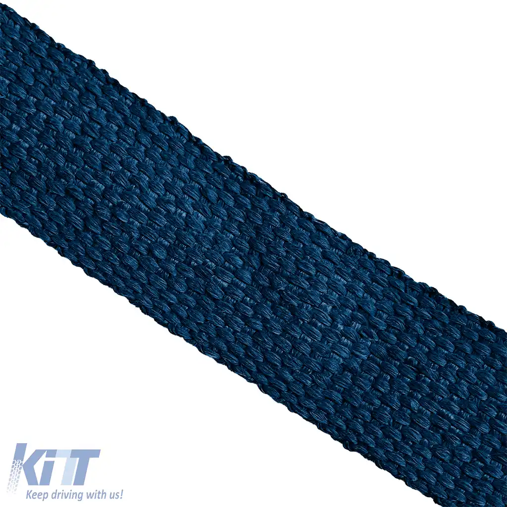 Banda de protecție termică pentru eșapament, termobandă albastră, până la 900°C, 50mmx2mm, 10 metri-image-6193937