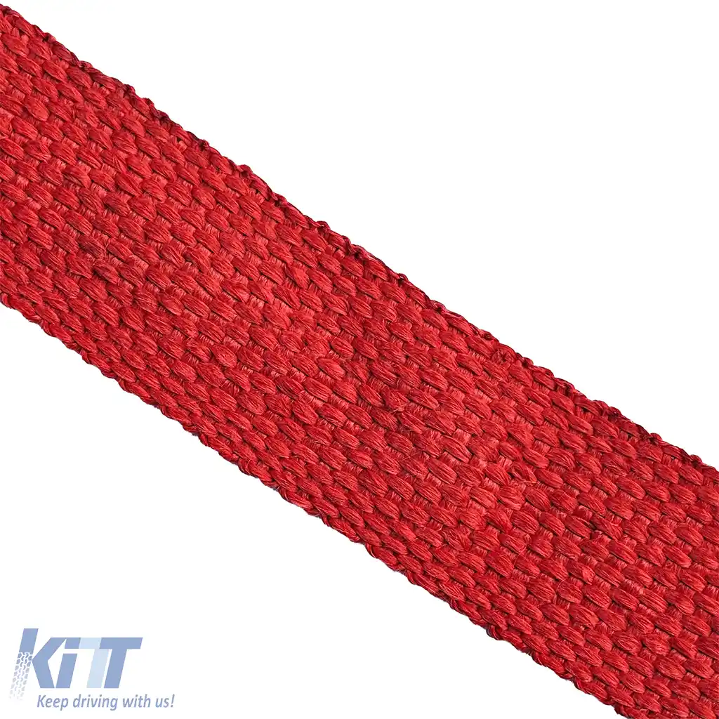 Banda de protecție termică pentru evacuare, roșie, până la 900°C, 50mmx2mm, 10 metri-image-6204309