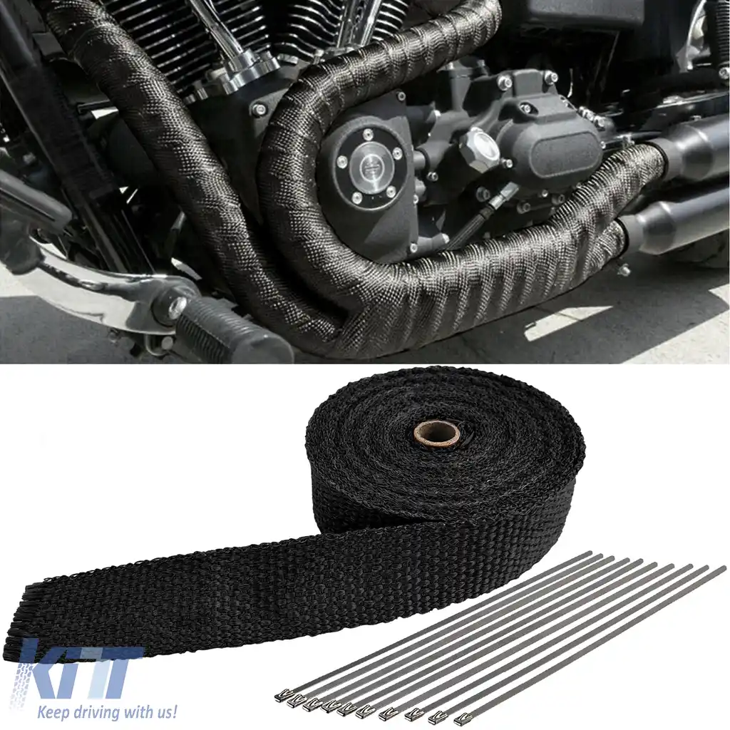 image-18-Banda de protecție termică pentru evacuare, neagră, până la 900°C, 50mmx2mm, 10 metri