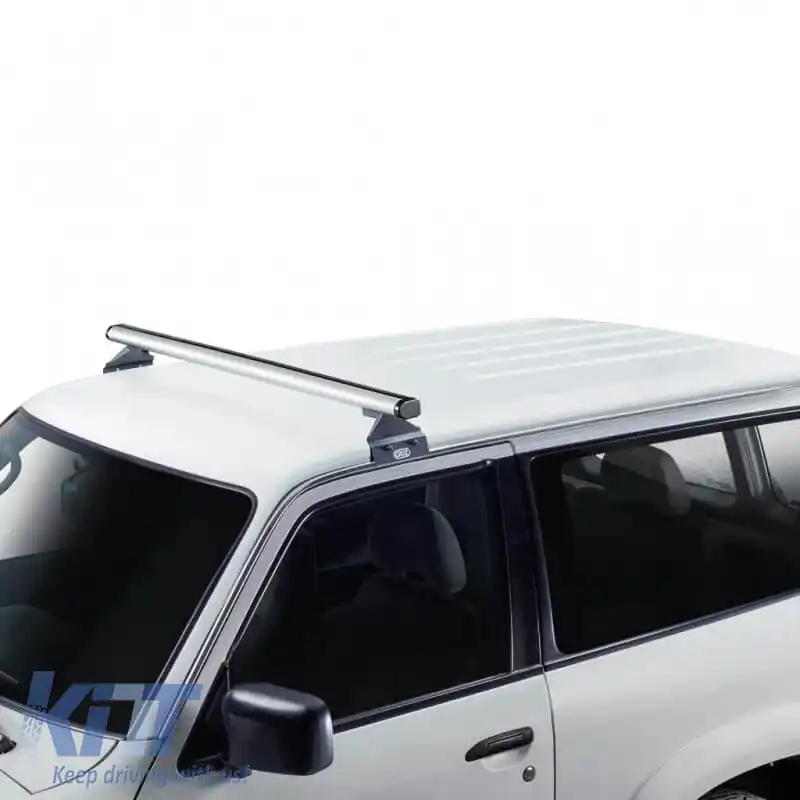 Bară de acoperiș din aluminiu CRUZ 924-070 Alu Cargo AF1-118cm Argintie 1 bucată-image-6304785