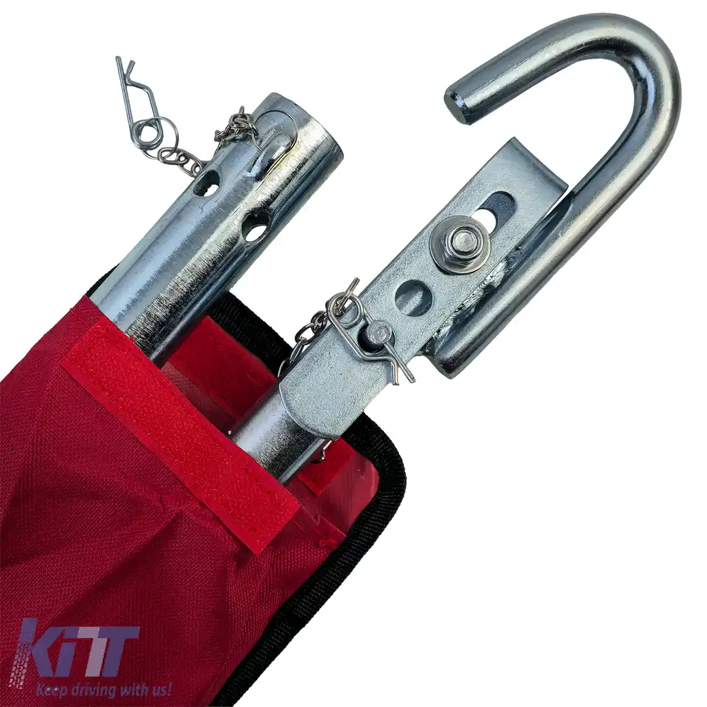 Bară de remorcare premium cu amortizor și sac 1.8m 3T 3000kg-image-6203560