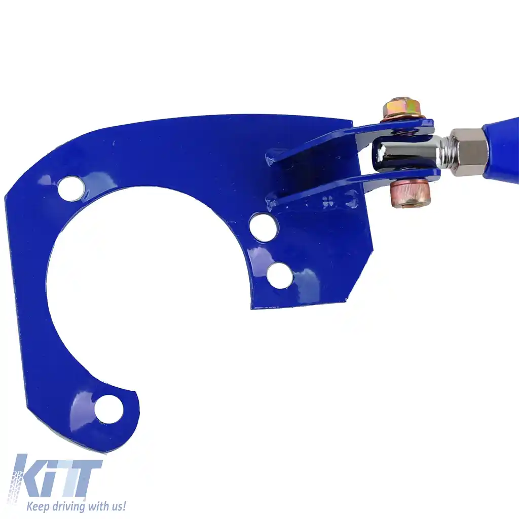 Bară de rigidizare din aluminiu albastră ajustabilă, potrivită pentru BMW E46 6 cilindri 320i 323i 325i 328i 330i-image-6191495
