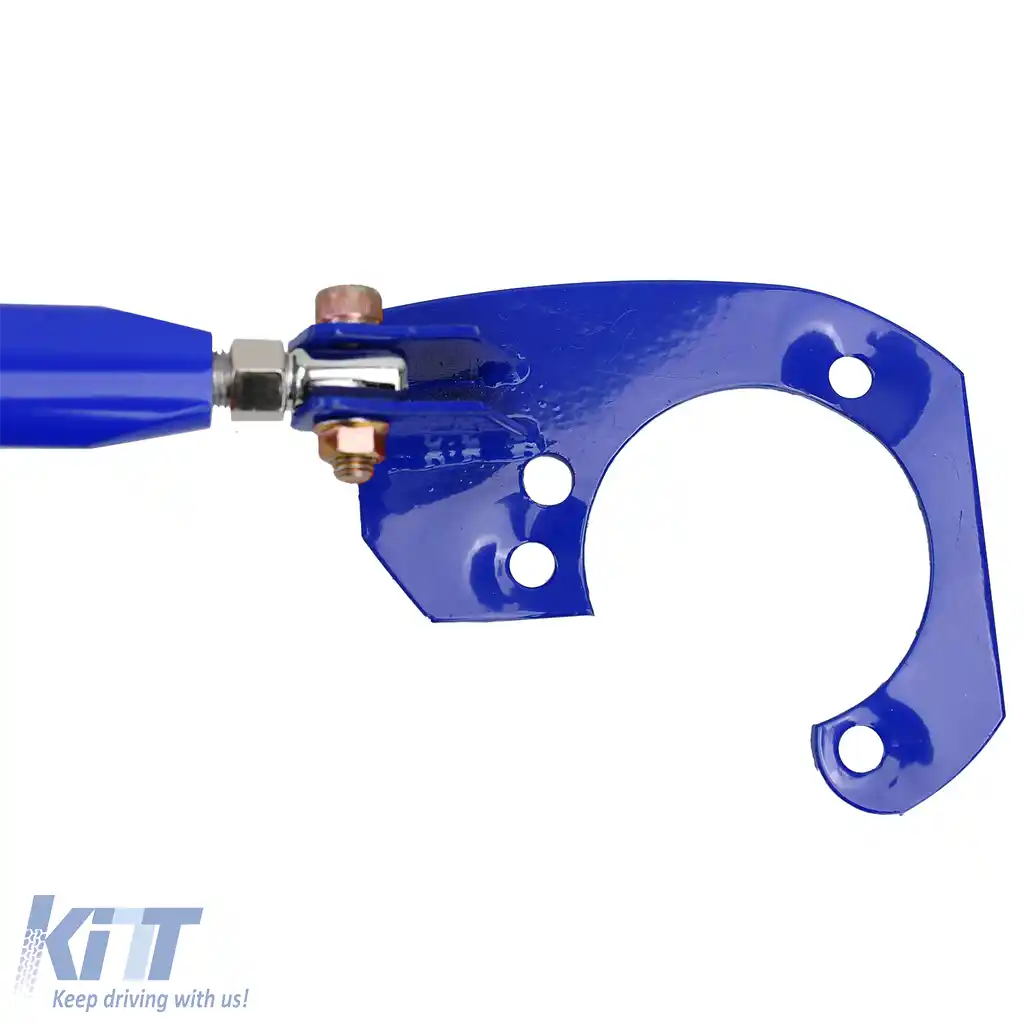 Bară de rigidizare din aluminiu albastră ajustabilă, potrivită pentru BMW E46 6 cilindri 320i 323i 325i 328i 330i-image-6191496