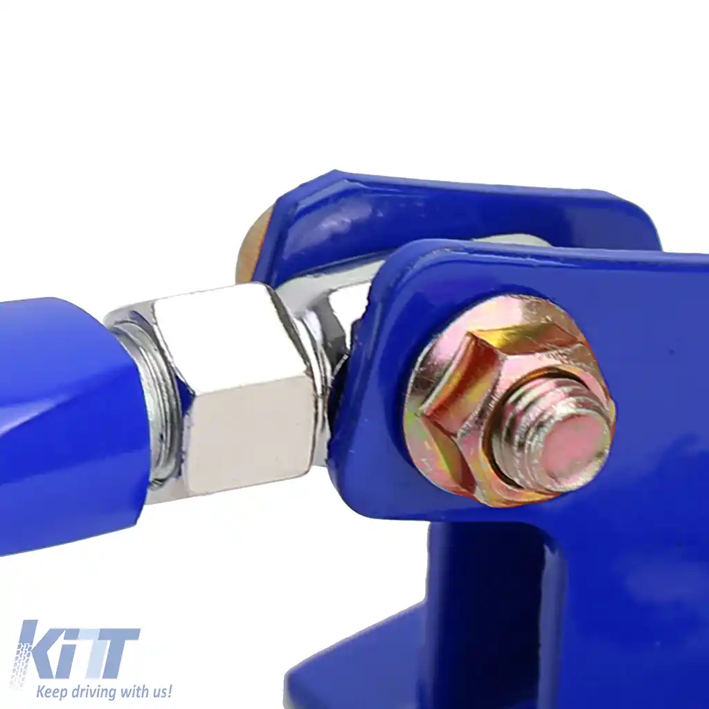 Bară de rigidizare din aluminiu albastră ajustabilă, potrivită pentru BMW E46 6 cilindri 320i 323i 325i 328i 330i-image-6191498