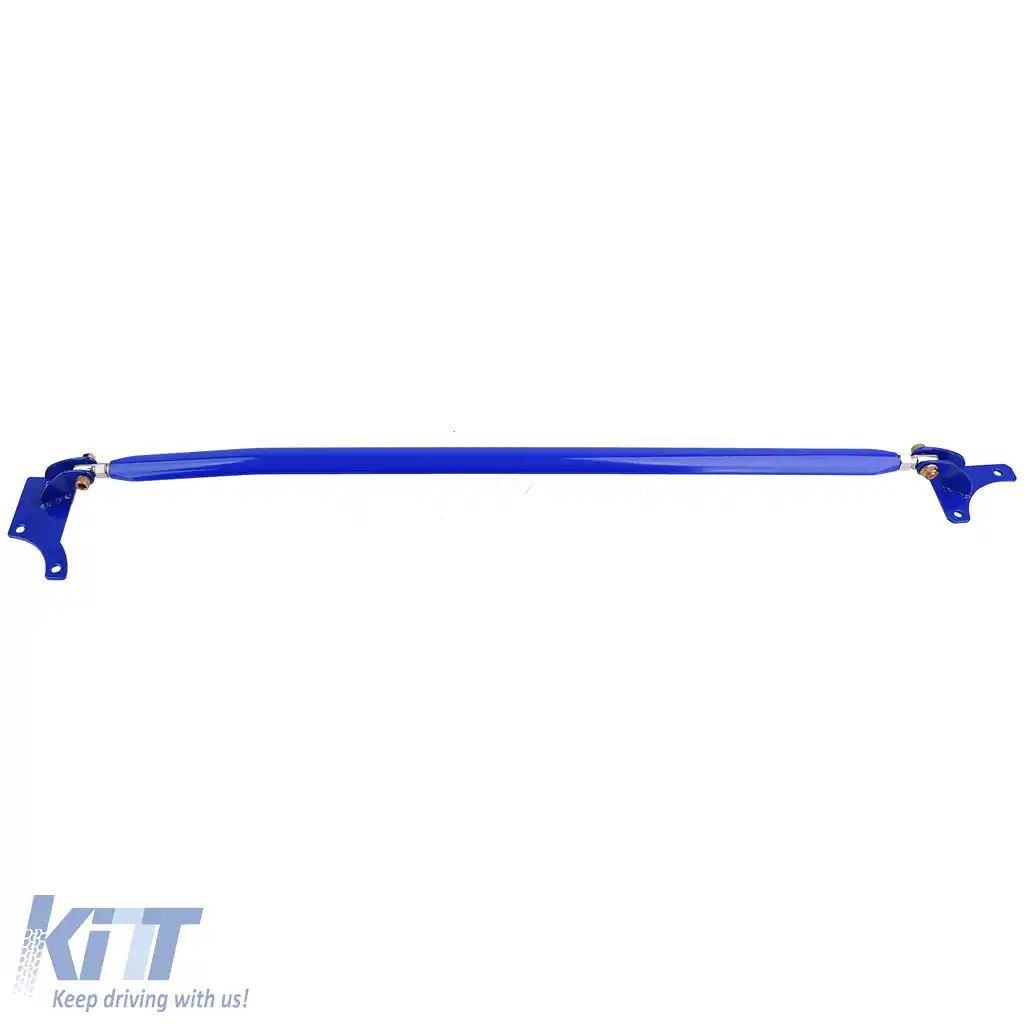 Bară de rigidizare din aluminiu albastră ajustabilă, potrivită pentru VW Golf 4 + Bora 97-03-image-6196844