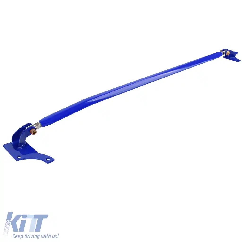 Bară de rigidizare din aluminiu albastră ajustabilă, potrivită pentru VW Golf 4 + Bora 97-03-image-6196847