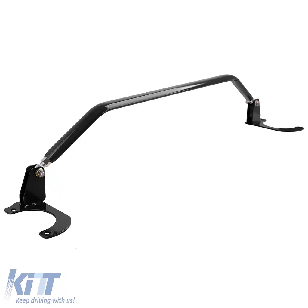 Bară de rigidizare din aluminiu neagră frontală ajustabilă în 3 piese, potrivită pentru Mazda MX-5 NA NB 1989-2000-image-6192992