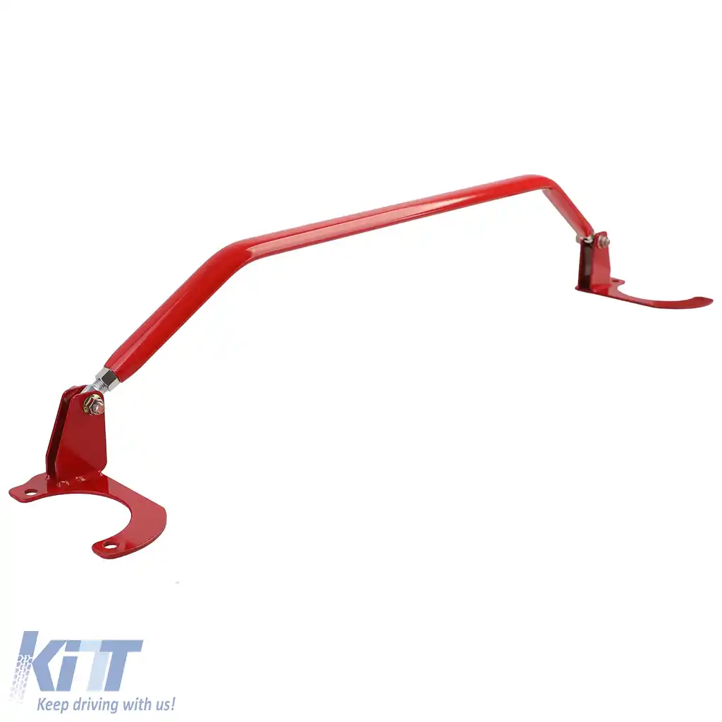Bară de rigidizare din aluminiu roșie frontală ajustabilă în 3 piese, potrivită pentru Mazda MX5 NA NB 89-00-image-6190456