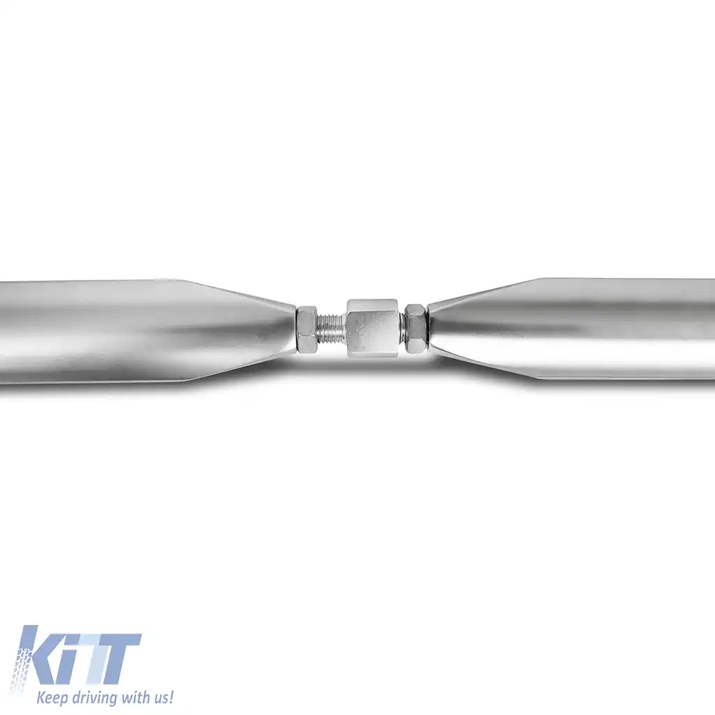 Bară de rigidizare frontală din aluminiu lustruit, potrivită pentru Opel Astra H 04-10 Sedan Caravan GTC TwinTop-image-6195787