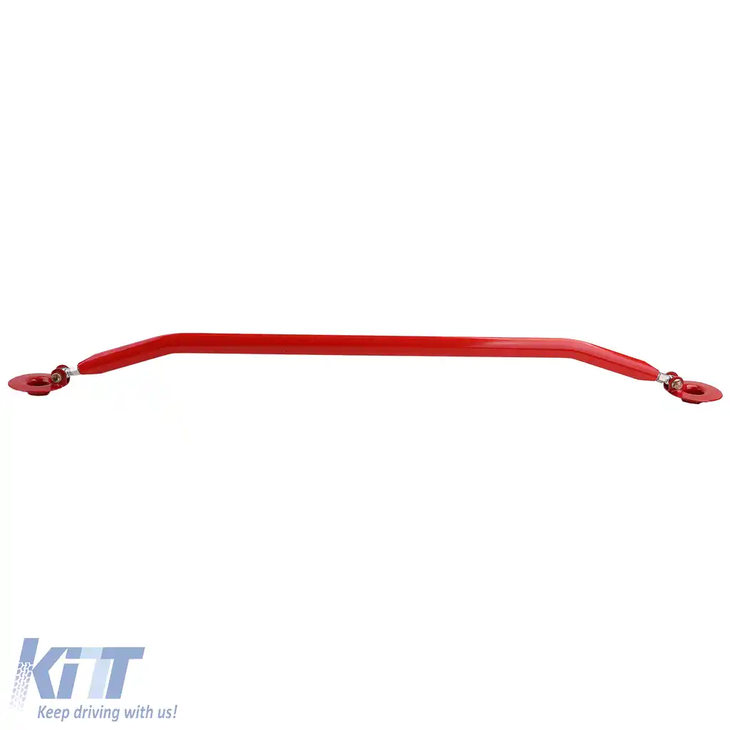 Bară de strut din aluminiu roșie frontală ajustabilă, potrivită pentru Suzuki Swift MZ EZ 05-11-image-6193007