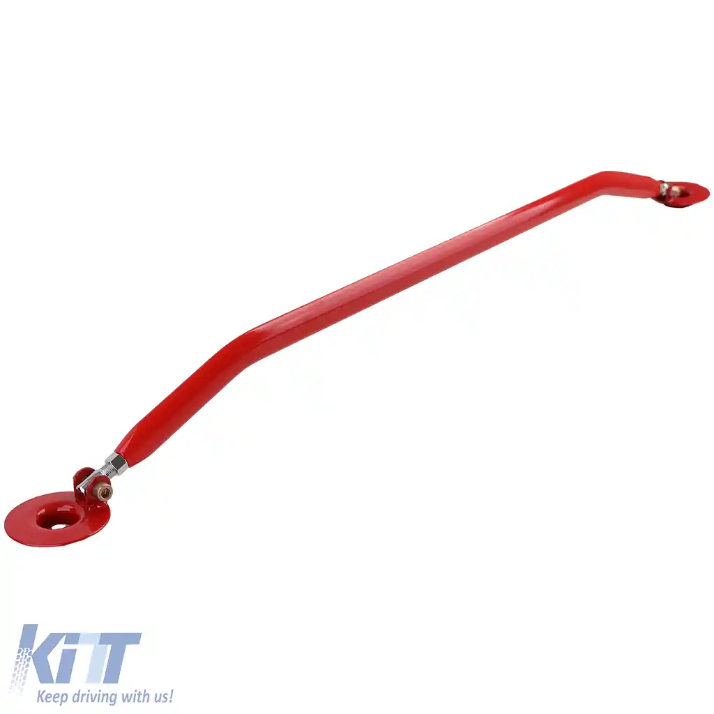 Bară de strut din aluminiu roșie frontală ajustabilă, potrivită pentru Suzuki Swift MZ EZ 05-11-image-6193008