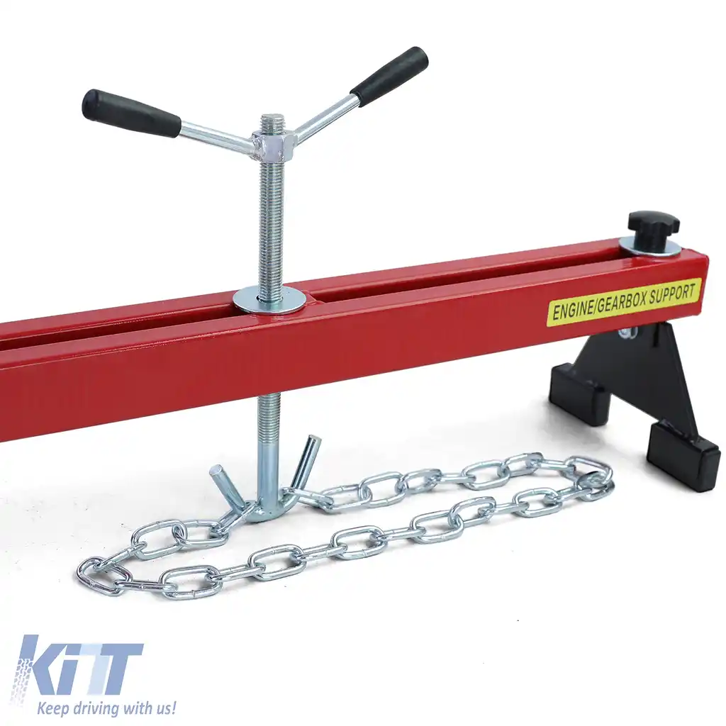 Bară de suport motor de 500KG, bară transversală pentru aripă, macara de motor RAMROXX roșie-image-6191916