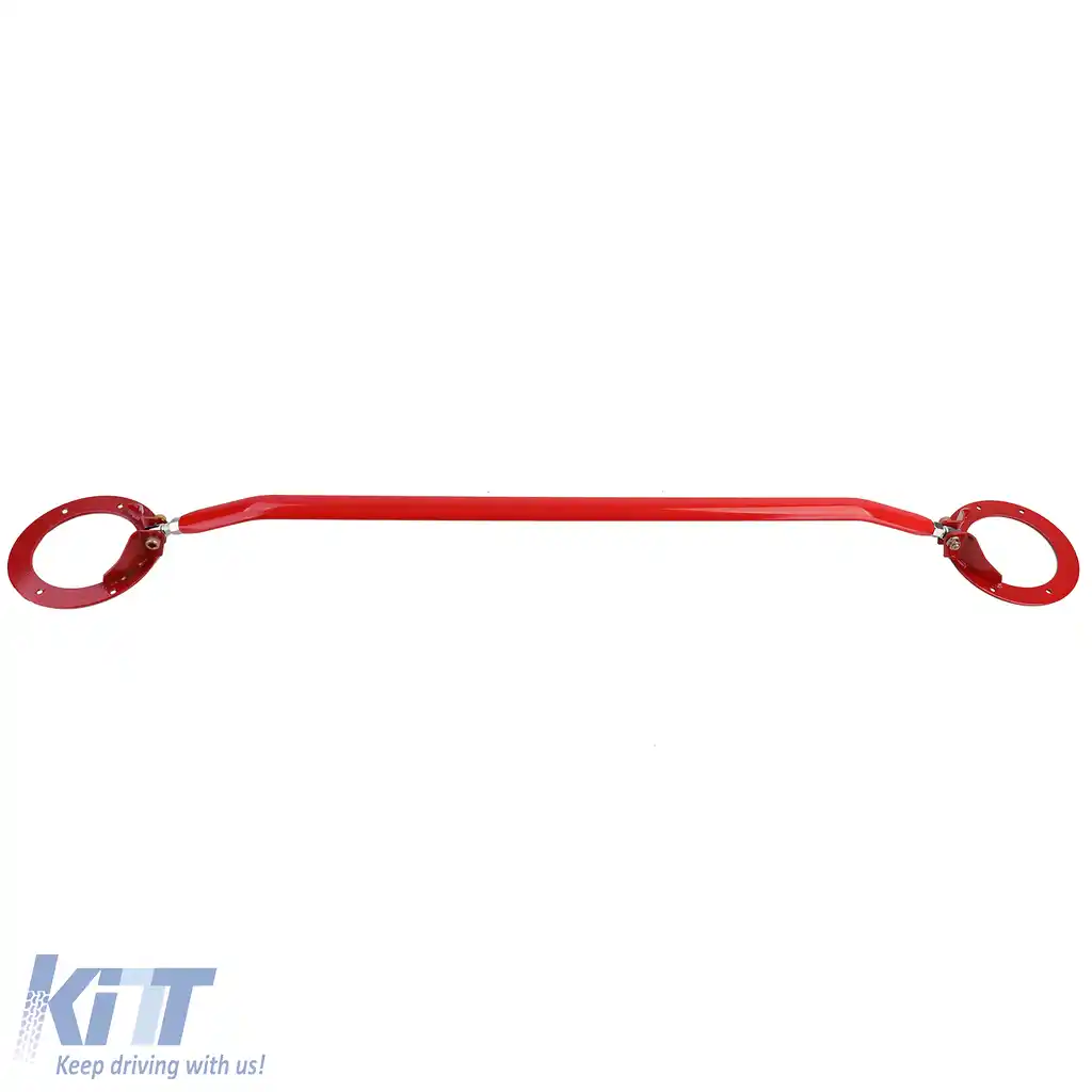 Bară de susținere ajustabilă din aluminiu roșie pentru față, potrivită pentru VW Golf 3 Vento Passat 35i-image-6191202