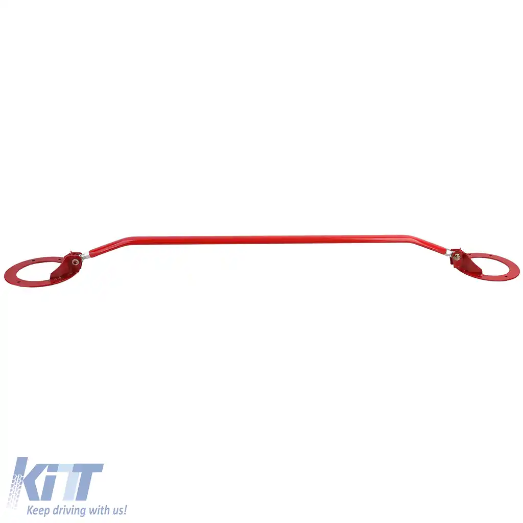 Bară de susținere ajustabilă din aluminiu roșie pentru față, potrivită pentru VW Golf 3 Vento Passat 35i-image-6191203