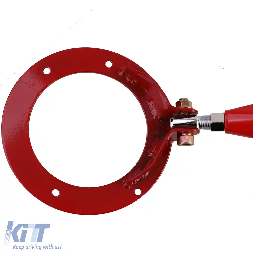 Bară de susținere ajustabilă din aluminiu roșie pentru față, potrivită pentru VW Golf 3 Vento Passat 35i-image-6191205