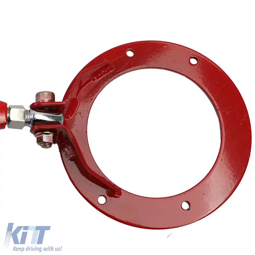 Bară de susținere ajustabilă din aluminiu roșie pentru față, potrivită pentru VW Golf 3 Vento Passat 35i-image-6191206