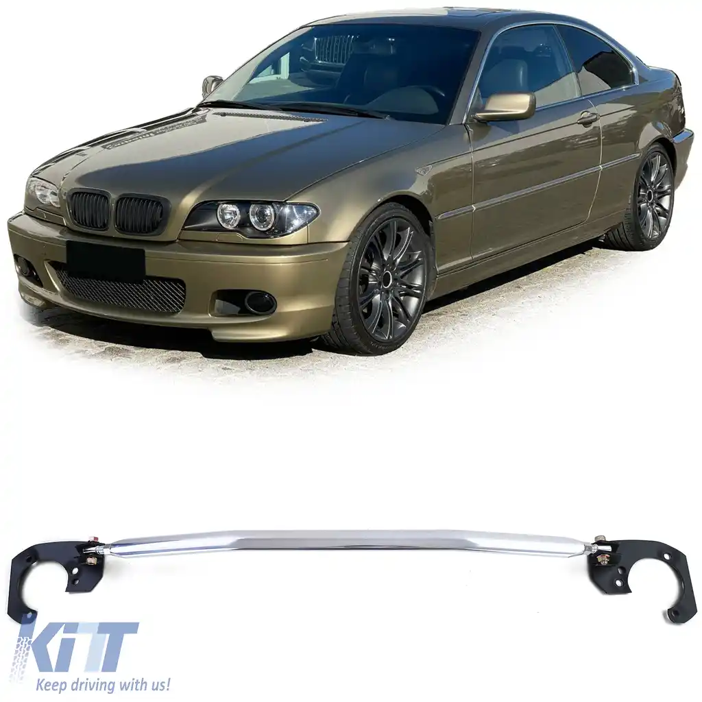 Bară de susținere din aluminiu ajustabilă, potrivită pentru BMW E46 6 cilindri 320i 323i 325i 328i 330i