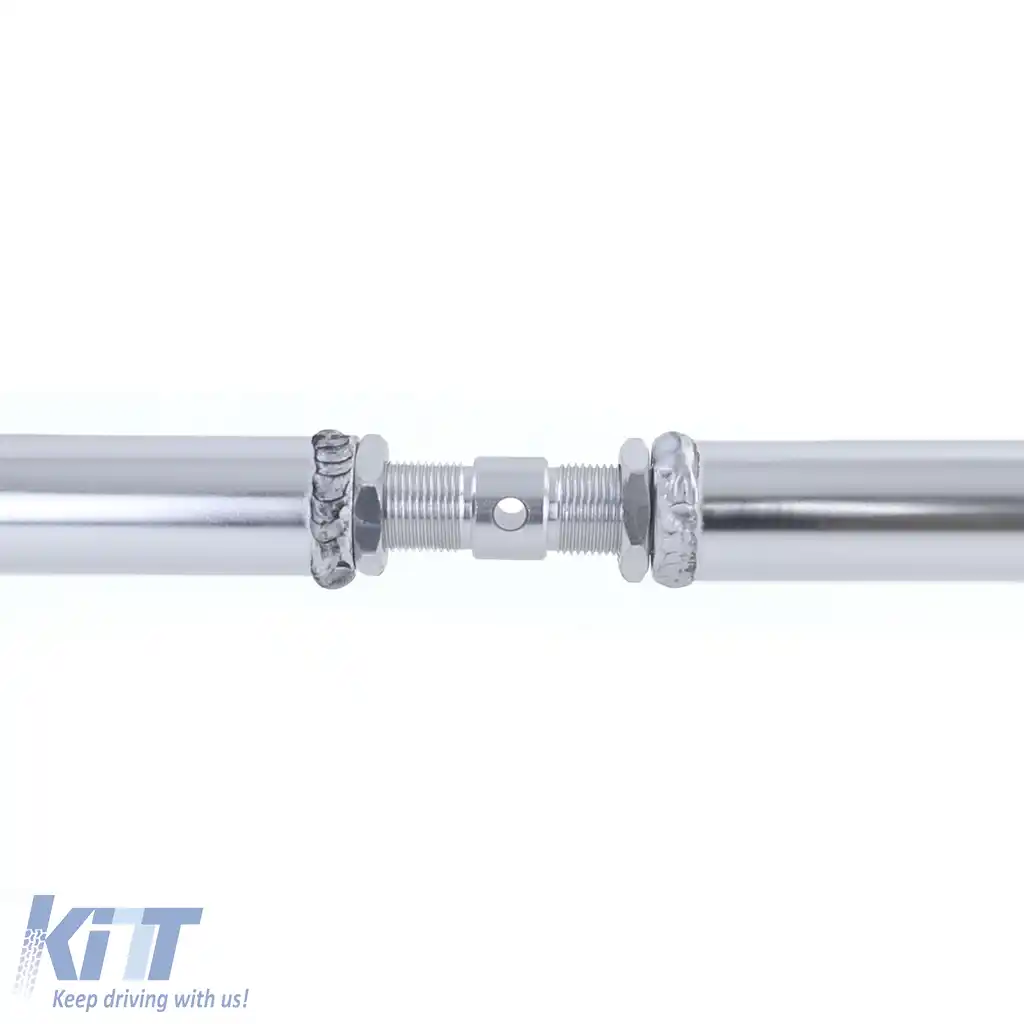 Bară de susținere frontală din aluminiu, 3 piese, lustruită, potrivită pentru VW Golf 3 Cabrio 3 + Variant cu 5 uși-image-6190876