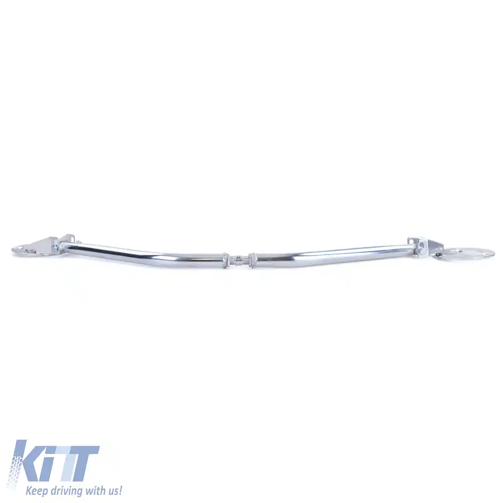 Bară de susținere frontală din aluminiu, 3 piese, lustruită, potrivită pentru BMW Seria 3 E46 316 318 din 98-image-6194554