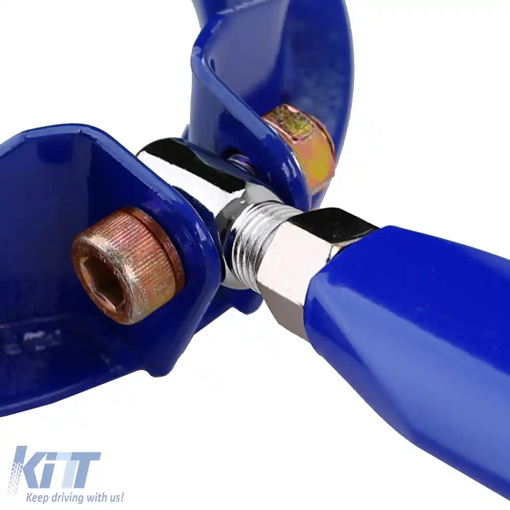 Bară de suspensie ajustabilă din aluminiu albastră pentru față, potrivită pentru VW Golf 3 Vento Passat 35i-image-6191199