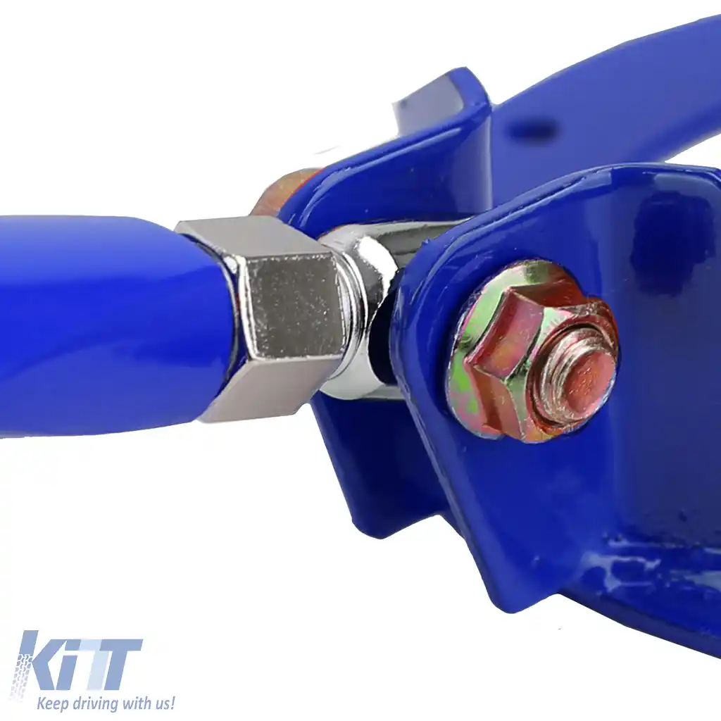 Bară de suspensie ajustabilă din aluminiu albastră pentru față, potrivită pentru VW Golf 3 Vento Passat 35i-image-6191200