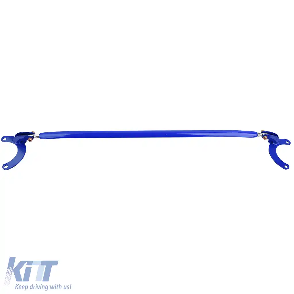 Bară de suspensie ajustabilă din aluminiu albastră pentru față, potrivită pentru Peugeot 206 + CC SW 98-08-image-6192174