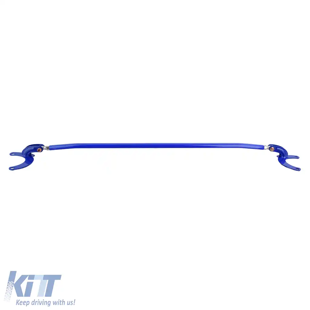 Bară de suspensie ajustabilă din aluminiu albastră pentru față, potrivită pentru Peugeot 206 + CC SW 98-08-image-6192175