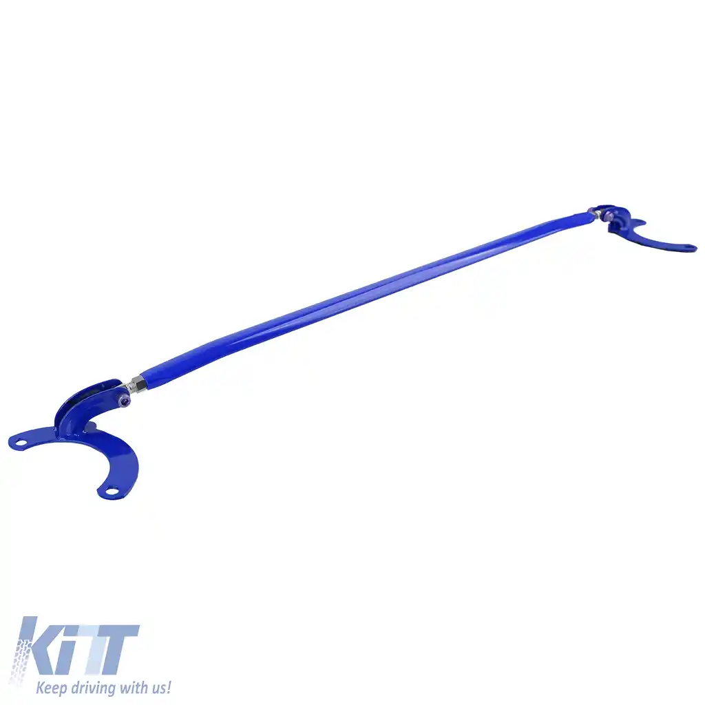 Bară de suspensie ajustabilă din aluminiu albastră pentru față, potrivită pentru Peugeot 206 + CC SW 98-08-image-6192176