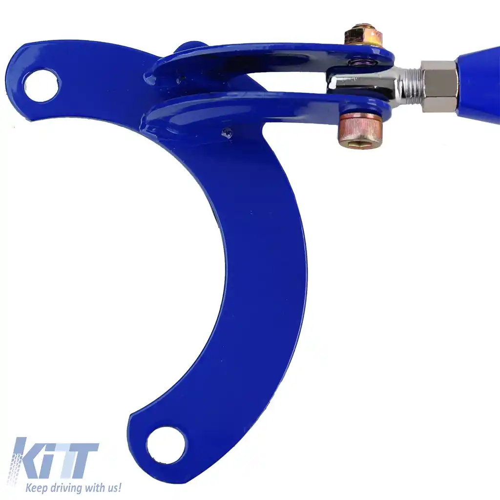 Bară de suspensie ajustabilă din aluminiu albastră pentru față, potrivită pentru Peugeot 206 + CC SW 98-08-image-6192177