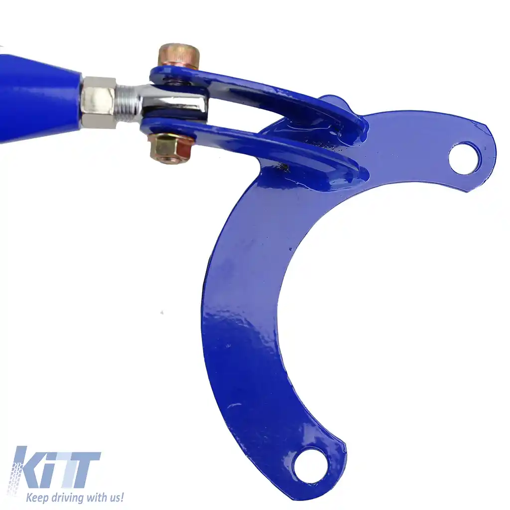 Bară de suspensie ajustabilă din aluminiu albastră pentru față, potrivită pentru Peugeot 206 + CC SW 98-08-image-6192178