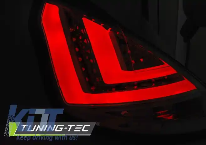 BARĂ LED CU FUM ROȘU PENTRU FORD FIESTA MK7 12-16 HB-image-6267726