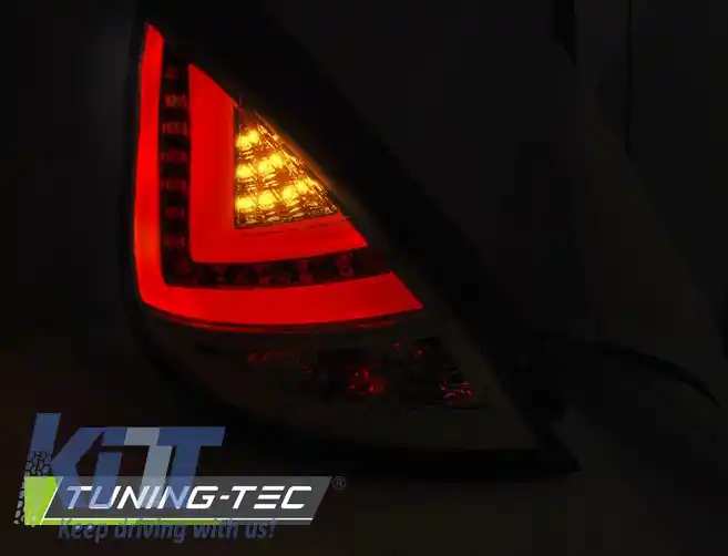 BARĂ LED ROȘIE ALBĂ PENTRU FORD FIESTA MK7 12-16 HB-image-6267740